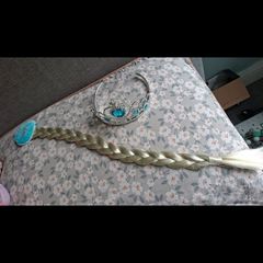 Frozen Elsa plait wig and crown