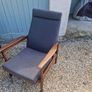 Guy Rodgers mid Century teak Manhattan lounge suite with reclining armchairs Image 2