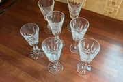 Waterford crystal sherry glasses