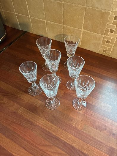 Waterford crystal sherry glasses