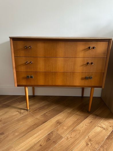 Mid century chest of drawers dressing table