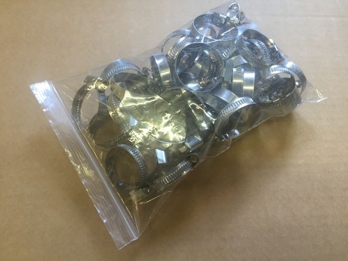 Jubilee clips bag of 50