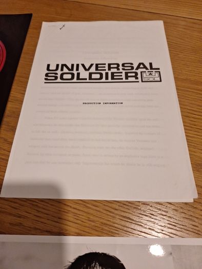 Universal Soldier Movie Press Kit