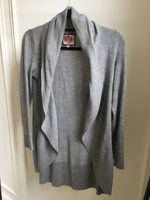 juicy couture grey cardigan