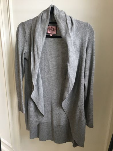 juicy couture grey cardigan
