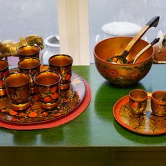 Vintage Lacquerware Set