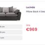 DFS 4 seater Sofa/storage footstool/Oval Cuddler ONO Image 4