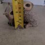 Double Owl resin figurine neat glassy eyes great horned owl Image 4