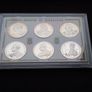 Rare 1993 Crowns of Gibraltar .925 Sterling Silver Proof 6-Coin Set Image 6