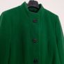 Precis Emerald Green High Neck Wool Cashmere Coat 16UK/44EU Image 7