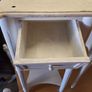Two small vintage bedside tables for upcycling Image 5
