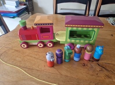 Wooden toy train