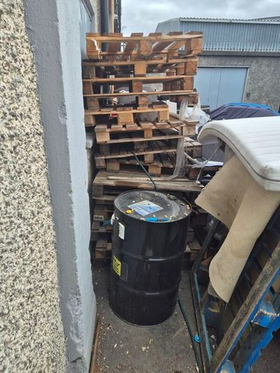 wooden pallets