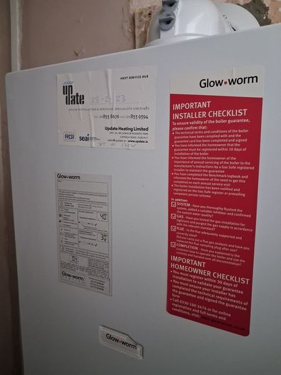 Condensing gas boiler