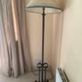 wrought iron lamp and shade Image 3