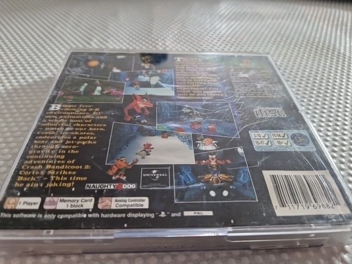 Crash Bandicoot 2 PlayStation1 Ps1 PlayStation2 Ps2 Games Original