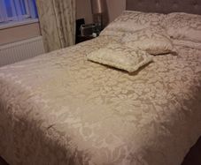 Quilted bed Throw