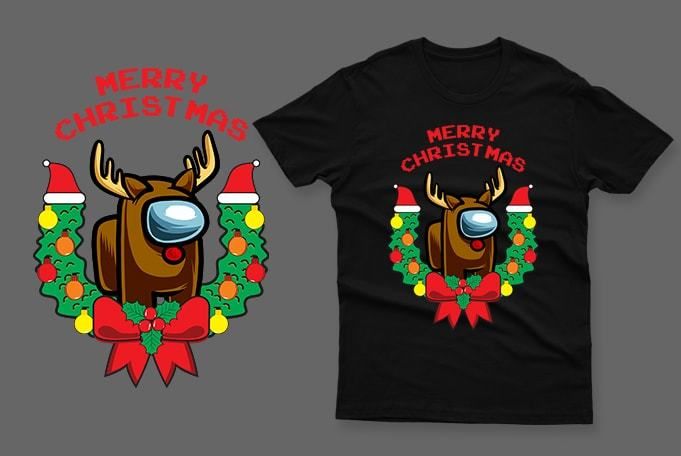 Merry Christmas among us t-shirt impostor t-shirt