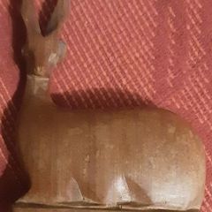 two vintage wooden item's