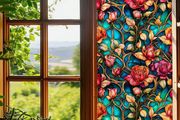Boho Style - Removable Foil / Privacy Foil for Windows / Doors / Shower Doors Etc