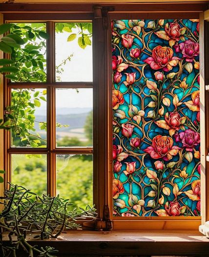 Removable Foil for Windows / Doors / Shower Doors Etc + also other designs available