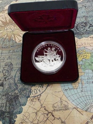 1 Dollar Silver Coin Canada Canada Expedition Henry Kelsey