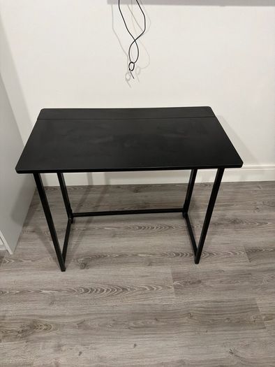 Fold away desk black from Amazon