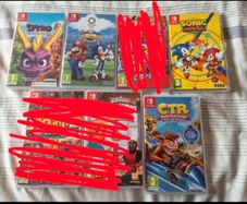 nintendo switch games and accessories