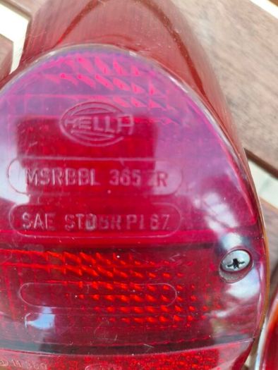 VW beetle rear lights