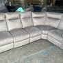 Grey corner recliner sofa Image 7
