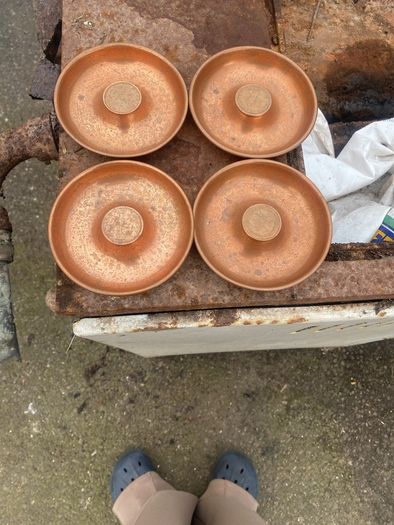 trinket dishes copper
