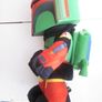 Star Wars Boba Fett Plush Stuff Toy Plastic Head 2021 Mattel Image 5