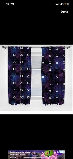 PlayStation duvet and curtain set