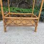 Mid Century Rattan Bamboo Table Image 4