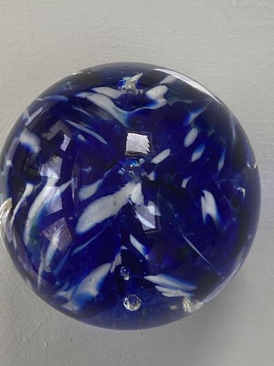 Vintage glass paperweight