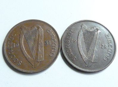 Irish Saorstat pennies