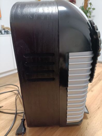 Vintage 1990 s Harley Davidson Iron Eagle Table Lamp AM FM Radio Alarm Clock