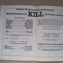 1982 'Kill by Hugh Leonard: The World Premiere' Programme Image 5