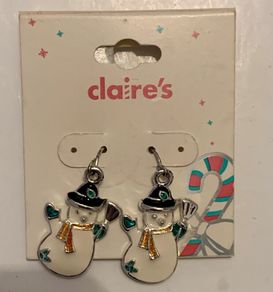 Claire's Snowmen Earrings