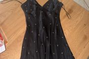Zara satin cocktail dress