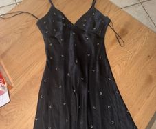Zara satin cocktail dress