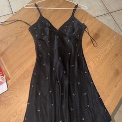 Zara satin cocktail dress