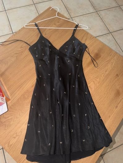 Zara satin cocktail dress