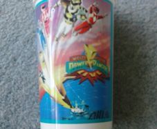 Vintage Coca Cola/Power Rangers Beaker/Mug/Cup
