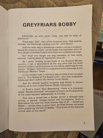Greyfriars Bobby  The Illustrated True Story Of. By John Mackay. First Edition 1968. Paperback In Good Condition.  See Photos For Same.