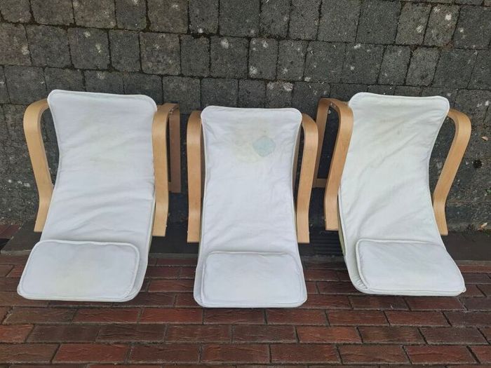 3 IKEA kids chairs (POANG)