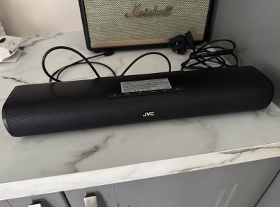 JVC sound bar with remote and optical cable