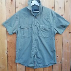 Craghoppers mens solardry short sleeve shirt green medium size