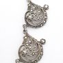 925 Vintage Sterling Silver & Marcasite Gothic Art-Nouveau Style Necklace Image 6