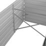Garden Raised Bed Anthracite 320x80x77 cm Galvanised Steel Image 5